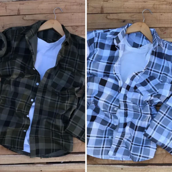 Athletic Designer Shirts Combo Pack Of 2 (Assured Quality)